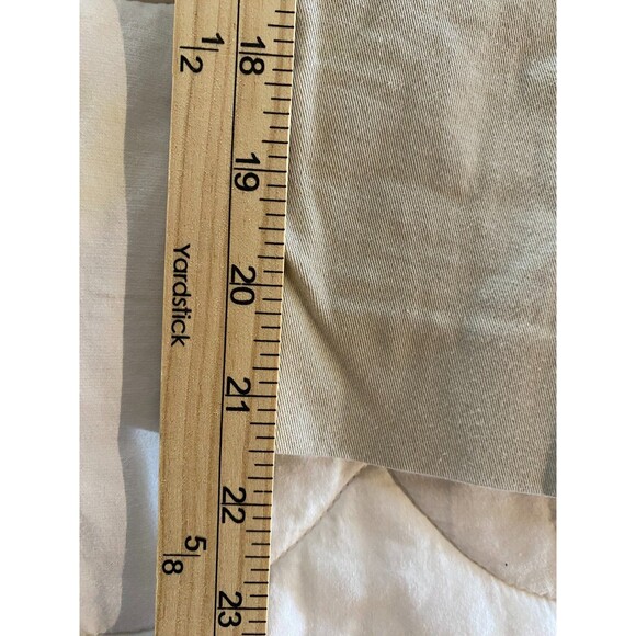 Studio Works Women's Capri Pants Plus Sz 18W Cream Cotton Spandex Stretch - Picture 11 of 11